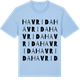 Blue Soul t-shirt med Havrida ordlek t-shirt