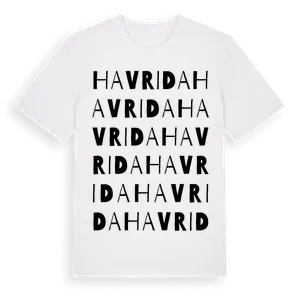 Havrida ordlek t-shirt – ekologisk bomull t-shirt från Pinshirt
