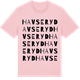Pink Cotton t-shirt med Havseryd ordlek t-shirt