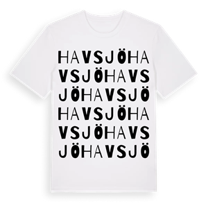 Havsjö ordlek t-shirt – ekologisk bomull t-shirt från Pinshirt