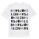 Havsjömålen ordlek t-shirt