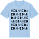 Blue Soul t-shirt med Heda ordlek t-shirt