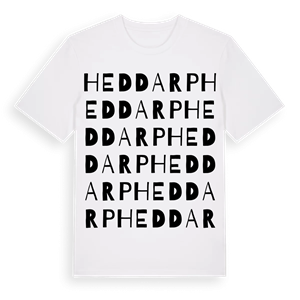 Heddarp ordlek t-shirt – ekologisk bomull t-shirt från Pinshirt