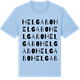 Blue Soul t-shirt med Helgabo ordlek t-shirt