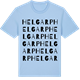 Blue Soul t-shirt med Helgarp ordlek t-shirt