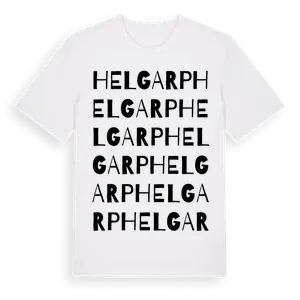 Helgarp ordlek t-shirt – ekologisk bomull t-shirt från Pinshirt