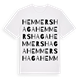 Hemmershaga ordlek t-shirt