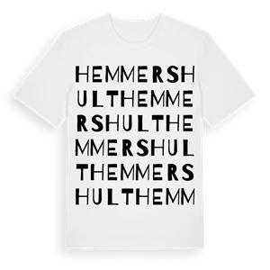 Hemmershult ordlek t-shirt – ekologisk bomull t-shirt från Pinshirt