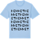 Blue Soul t-shirt med Hemmet ordlek t-shirt