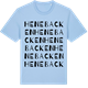 Blue Soul t-shirt med Henebacken ordlek t-shirt