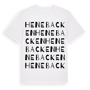 Henebacken ordlek t-shirt – ekologisk bomull t-shirt från Pinshirt