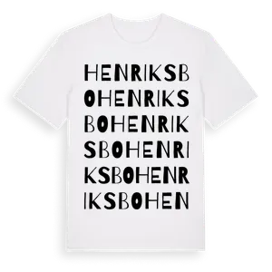 Henriksbo ordlek t-shirt – ekologisk bomull t-shirt från Pinshirt