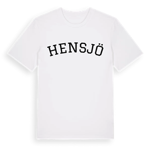 Hensjö böjd t-shirt – ekologisk bomull t-shirt från Pinshirt