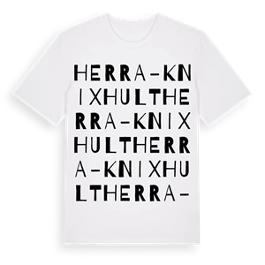 Herra-Knixhult ordlek t-shirt – ekologisk bomull t-shirt från Pinshirt