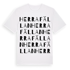 Herrafällan ordlek t-shirt – ekologisk bomull t-shirt från Pinshirt