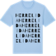 Blue Soul t-shirt med Herrelida ordlek t-shirt