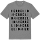 Mid Heather Gray t-shirt med Herrelida ordlek t-shirt