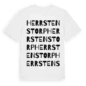 Herrstenstorp ordlek t-shirt – ekologisk bomull t-shirt från Pinshirt