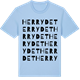 Blue Soul t-shirt med Herrydet ordlek t-shirt