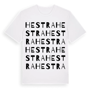 Hestra ordlek t-shirt – ekologisk bomull t-shirt från Pinshirt