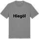 Mid Heather Gray t-shirt med Hiegöl fetstil t-shirt