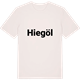 Vintage White t-shirt med Hiegöl fetstil t-shirt