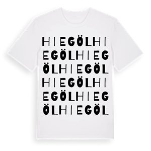Hiegöl ordlek t-shirt – ekologisk bomull t-shirt från Pinshirt