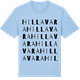 Blue Soul t-shirt med Hillavara ordlek t-shirt