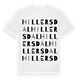 Hillersdal ordlek t-shirt