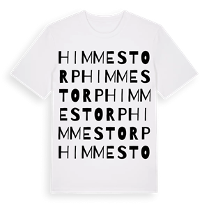 Himmestorp ordlek t-shirt – ekologisk bomull t-shirt från Pinshirt