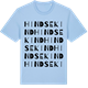 Blue Soul t-shirt med Hindsekind ordlek t-shirt