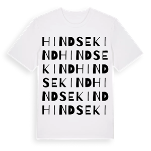 Hindsekind ordlek t-shirt – ekologisk bomull t-shirt från Pinshirt
