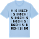 Blue Soul t-shirt med Hisinge ordlek t-shirt