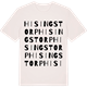 Vintage White t-shirt med Hisingstorp ordlek t-shirt