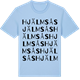 Blue Soul t-shirt med Hjälmsås ordlek t-shirt