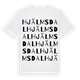 Hjälmsdal ordlek t-shirt