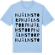 Blue Soul t-shirt med Hjälmstorp ordlek t-shirt
