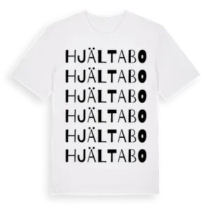 Hjältabo ordlek t-shirt – ekologisk bomull t-shirt från Pinshirt