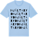 Blue Soul t-shirt med Hjältaryd ordlek t-shirt