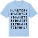Blue Soul t-shirt med Hjärteryd ordlek t-shirt