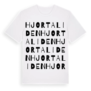 Hjortaliden ordlek t-shirt – ekologisk bomull t-shirt från Pinshirt