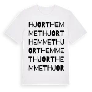 Hjorthemmet ordlek t-shirt – ekologisk bomull t-shirt från Pinshirt
