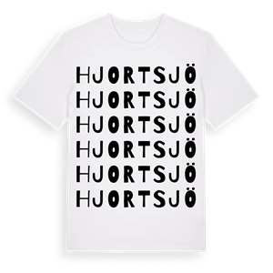 Hjortsjö ordlek t-shirt – ekologisk bomull t-shirt från Pinshirt