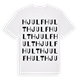 Hjulfhult ordlek t-shirt