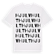 Hjulvhult ordlek t-shirt