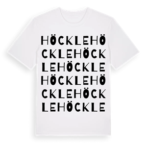 Höckle ordlek t-shirt – ekologisk bomull t-shirt från Pinshirt