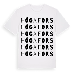 Högafors ordlek t-shirt – ekologisk bomull t-shirt från Pinshirt