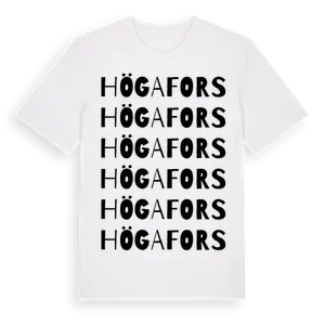 Högafors ordlek t-shirt – ekologisk bomull t-shirt från Pinshirt