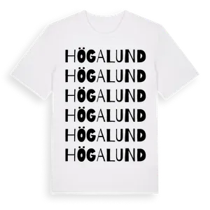 Högalund ordlek t-shirt – ekologisk bomull t-shirt från Pinshirt