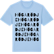 Blue Soul t-shirt med Högarödje ordlek t-shirt